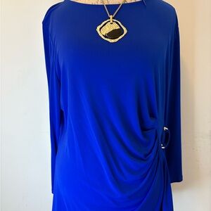 Elegant Blue Women's Top